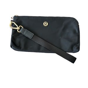 Lululemon double zippered Pouch Wristlet